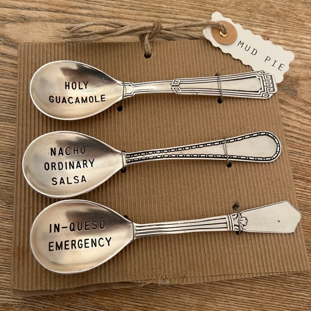 Mudpie Taco Night Serving Spoons Set